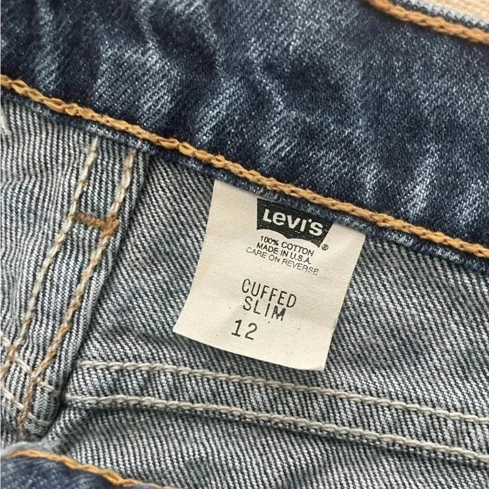 Levi's VTG White Tab Made In USA 12Slim - Picture 2 of 12